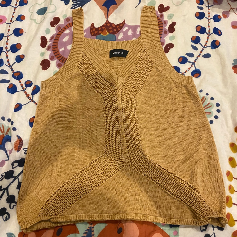 Minkpink knit tank top